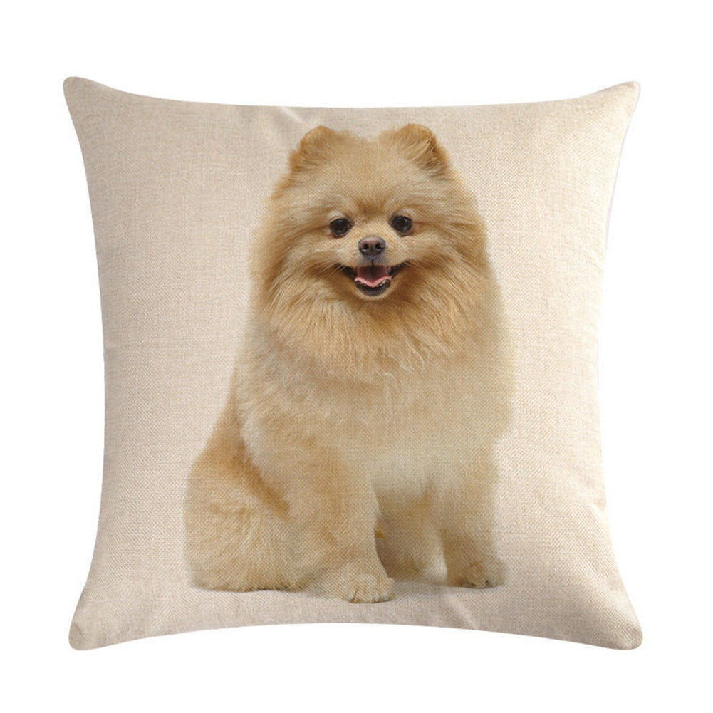 Simple Fashion Cute Pet Printing Pillowcase