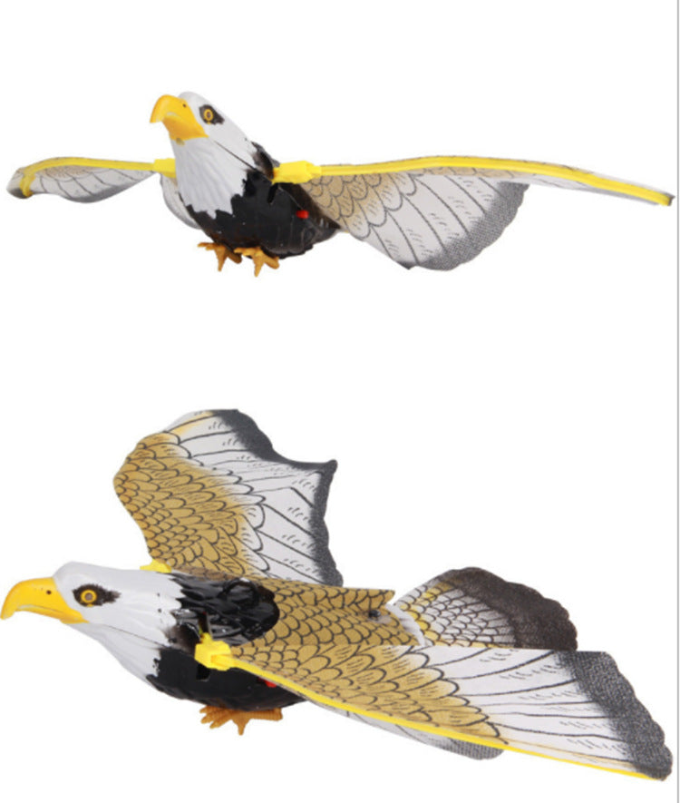Simulation Bird Cat Interactive Pet Toys Hanging Eagle Flying Teasering Play