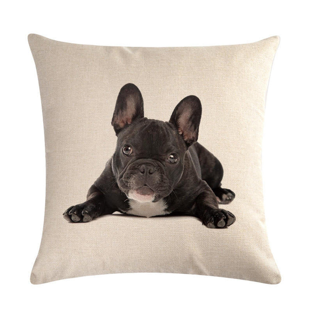 Simple Fashion Cute Pet Printing Pillowcase
