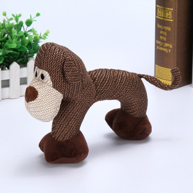 Dog Chew Toys For Small Large Dogs Bite Resistant Dog Squeaky
