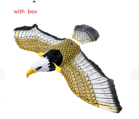 Simulation Bird Cat Interactive Pet Toys Hanging Eagle Flying Teasering Play