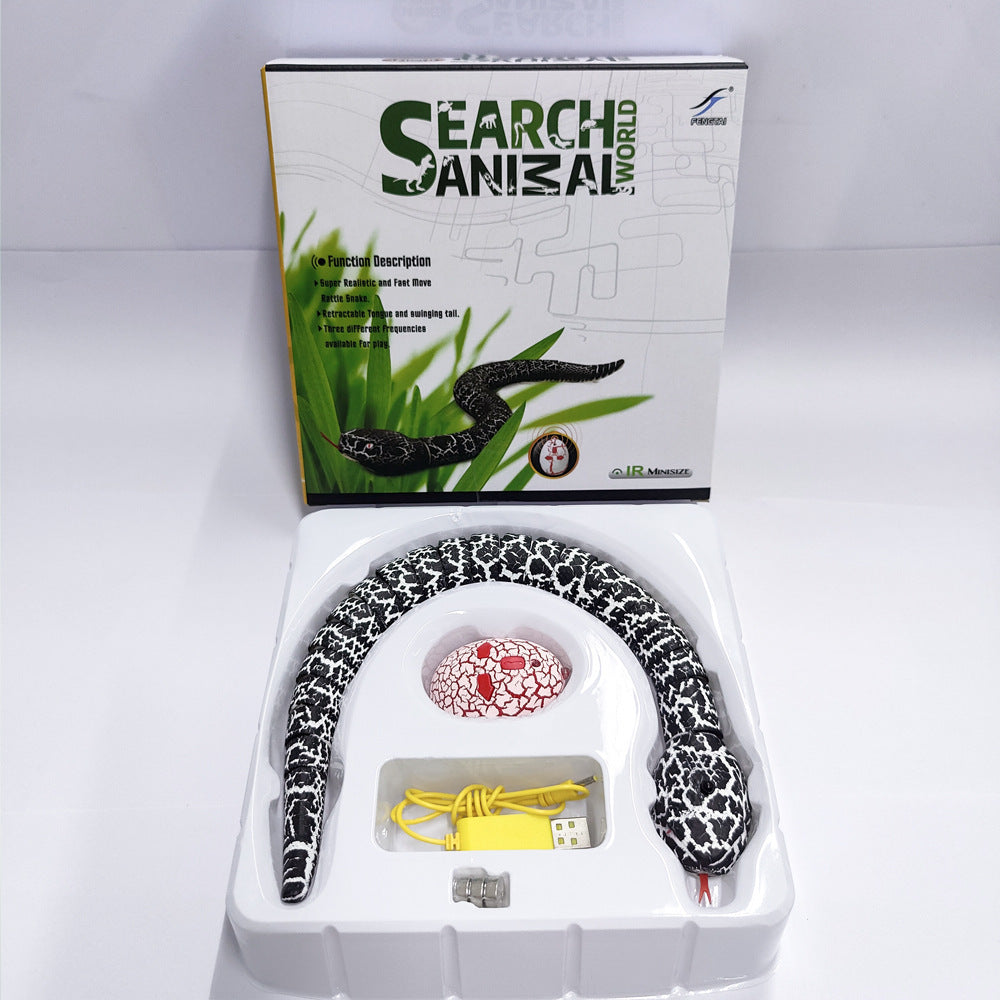 Automatic Eletronic Snake Cat Teasering Play USB Rechargeable Kitten Toys For Cats Dogs Pet