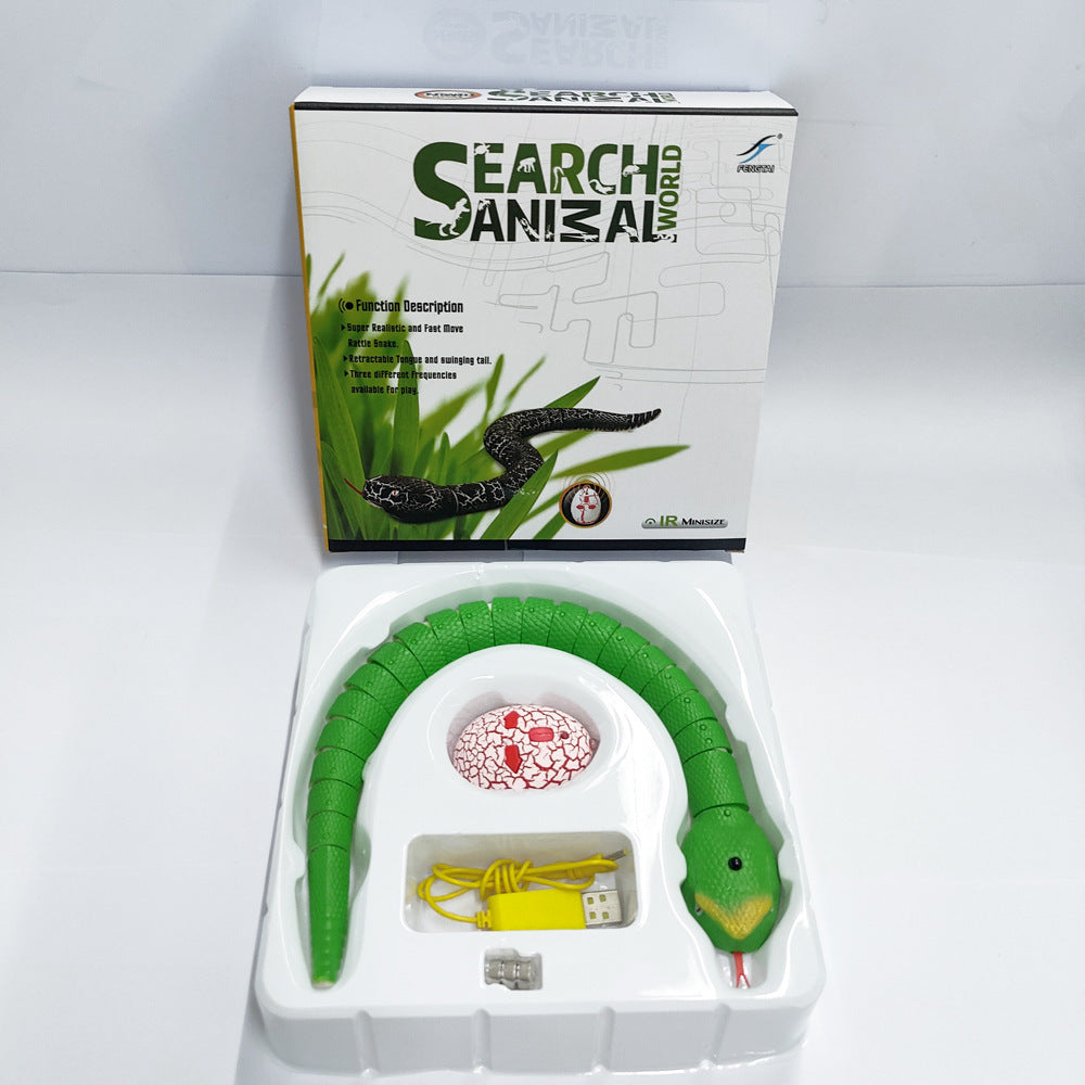 Automatic Eletronic Snake Cat Teasering Play USB Rechargeable Kitten Toys For Cats Dogs Pet
