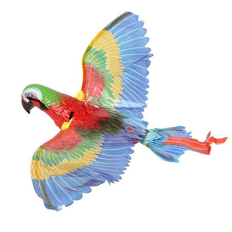 Simulation Bird Cat Interactive Pet Toys Hanging Eagle Flying Teasering Play