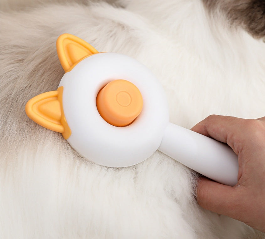 Pet Dog Brush Cat Comb Self Cleaning Pet Hair Remover Brush For Dogs Cats