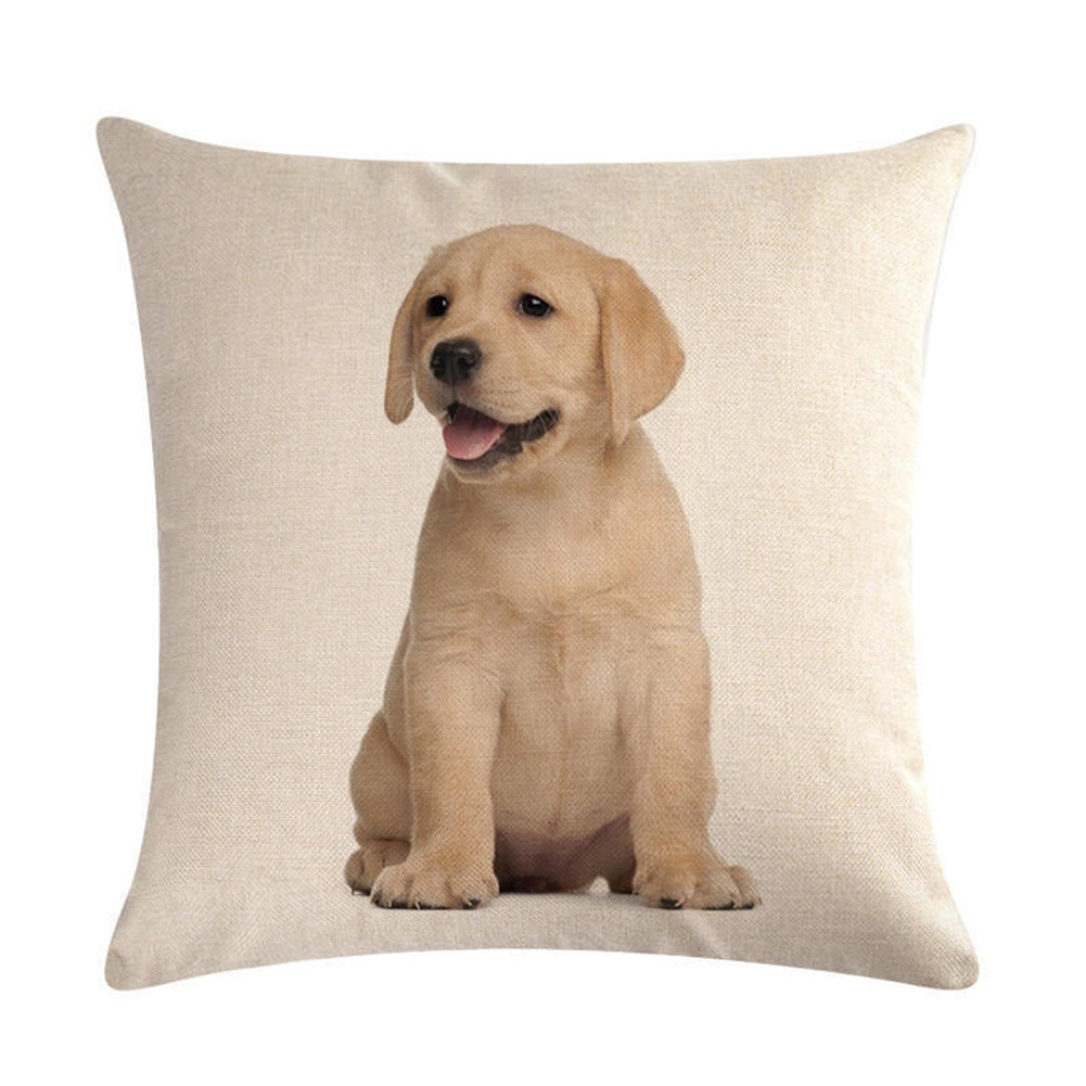 Simple Fashion Cute Pet Printing Pillowcase